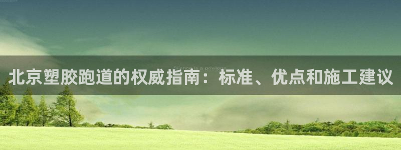 谈球吧的聊天软件下载：北京塑胶跑道的权威指南：标准、优点和施工建议