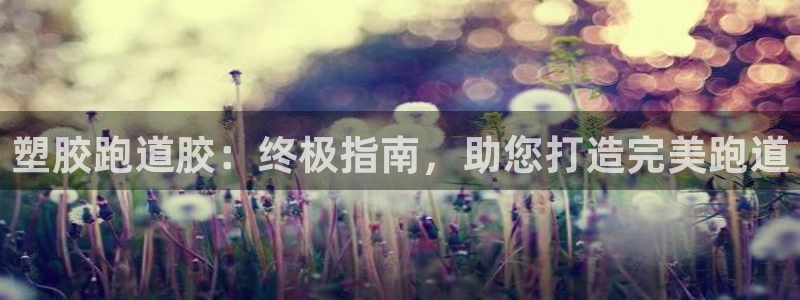 谈球吧体育app下载中心官网苹果：塑胶跑道胶：终极指南，助您打造完美跑道