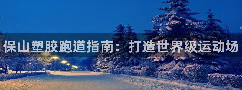 谈球吧买球是正规的吗：保山塑胶跑道指南：打造世界级运动场