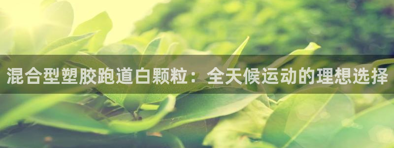 谈球吧的聊天软件有哪些：混合型塑胶跑道白颗粒：全天候