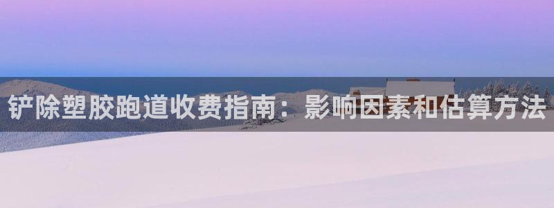 谈球吧的聊天软件是什么：铲除塑胶跑道收费指南：影响因素和估算方法
