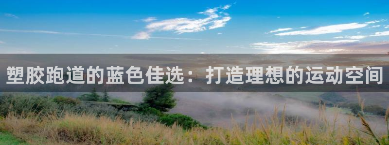 谈球吧入口：塑胶跑道的蓝色佳选：打造理想的运动空间