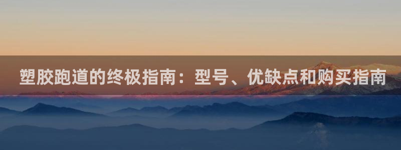 谈球吧体育app登陆不了： 塑胶跑道的终极指南：型号