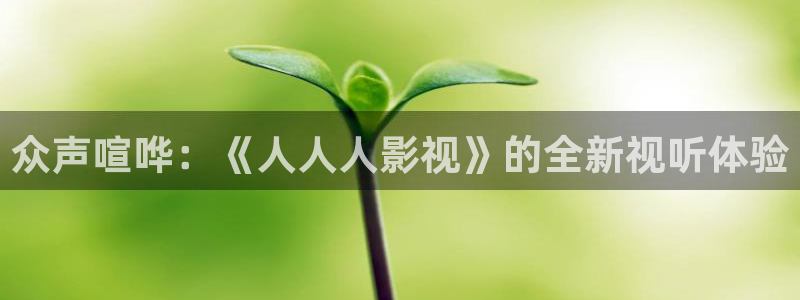 伊人综合成人影院：众声喧哗：《人人人影视》的全新视听体验